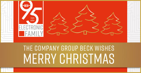 The company group BECK wishes Merry Christmas