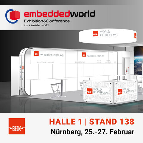 Besuchen Sie uns auf der embedded world 2020 Besuchen Sie uns auf der embedded world 2020